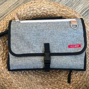 Skip Hop Gray and Black Foldable Travel Changing Pad